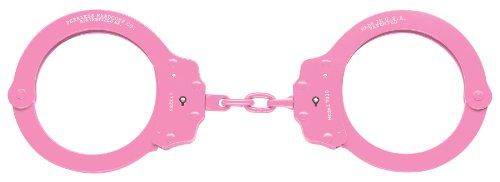 Peerless Handcuff Company Handschellen, Modell 750P, mit Kettengliedern, rosa