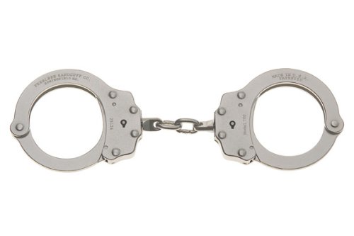Peerless Handcuff Company, Ketten-Handschellen, Modell 700 C, Nickel Finish